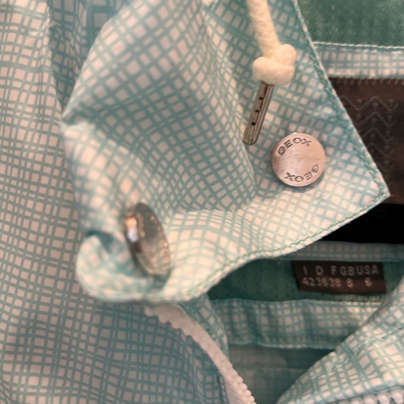 GEOX tiny checked spring jacket with hood. - Picture 2 of 8